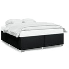 Bedframe stof 180x200 cm zwart