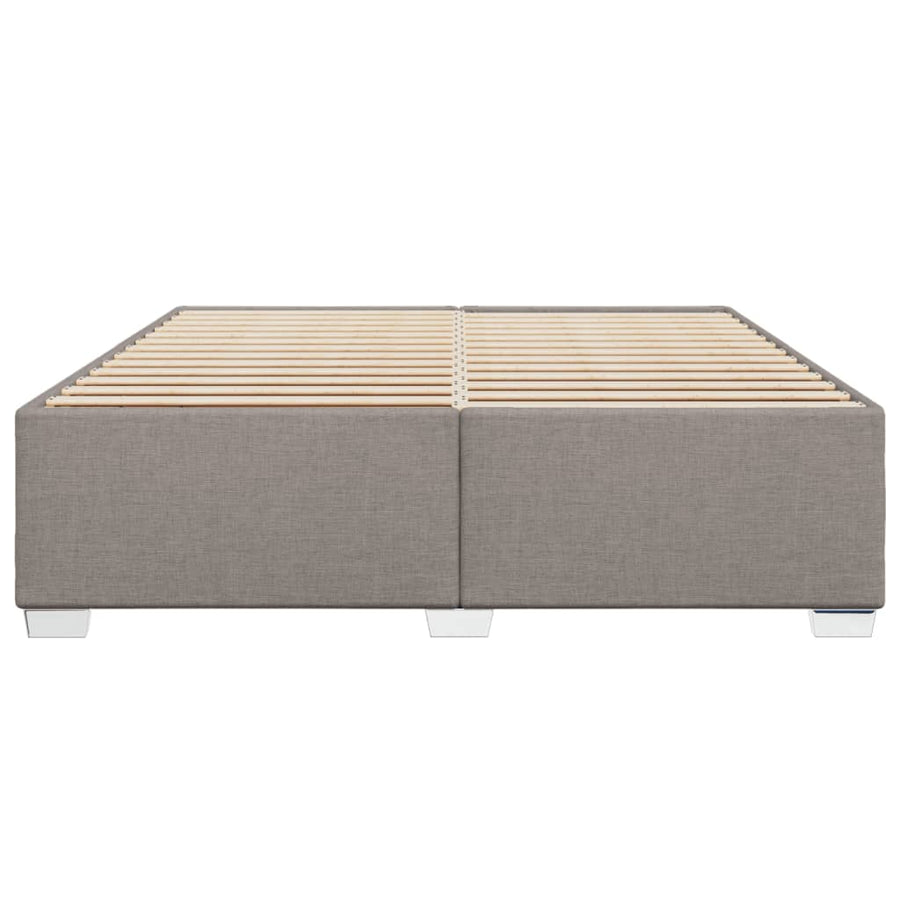 Bedframe stof taupe 180x200 cm