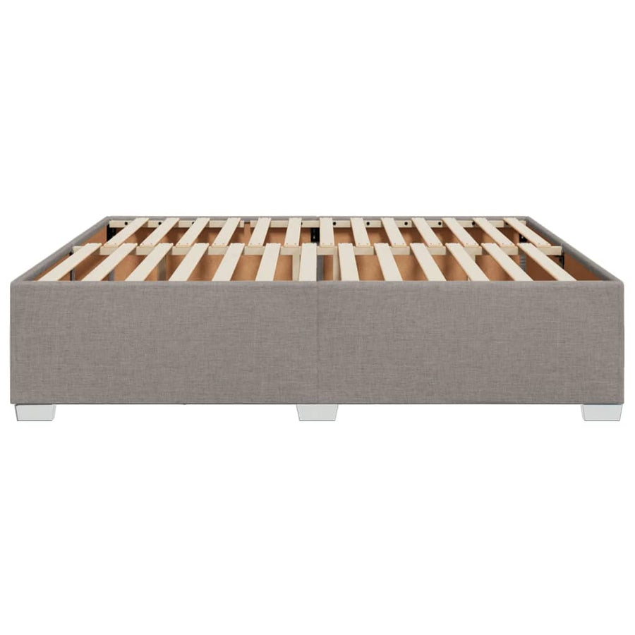 Bedframe stof taupe 180x200 cm