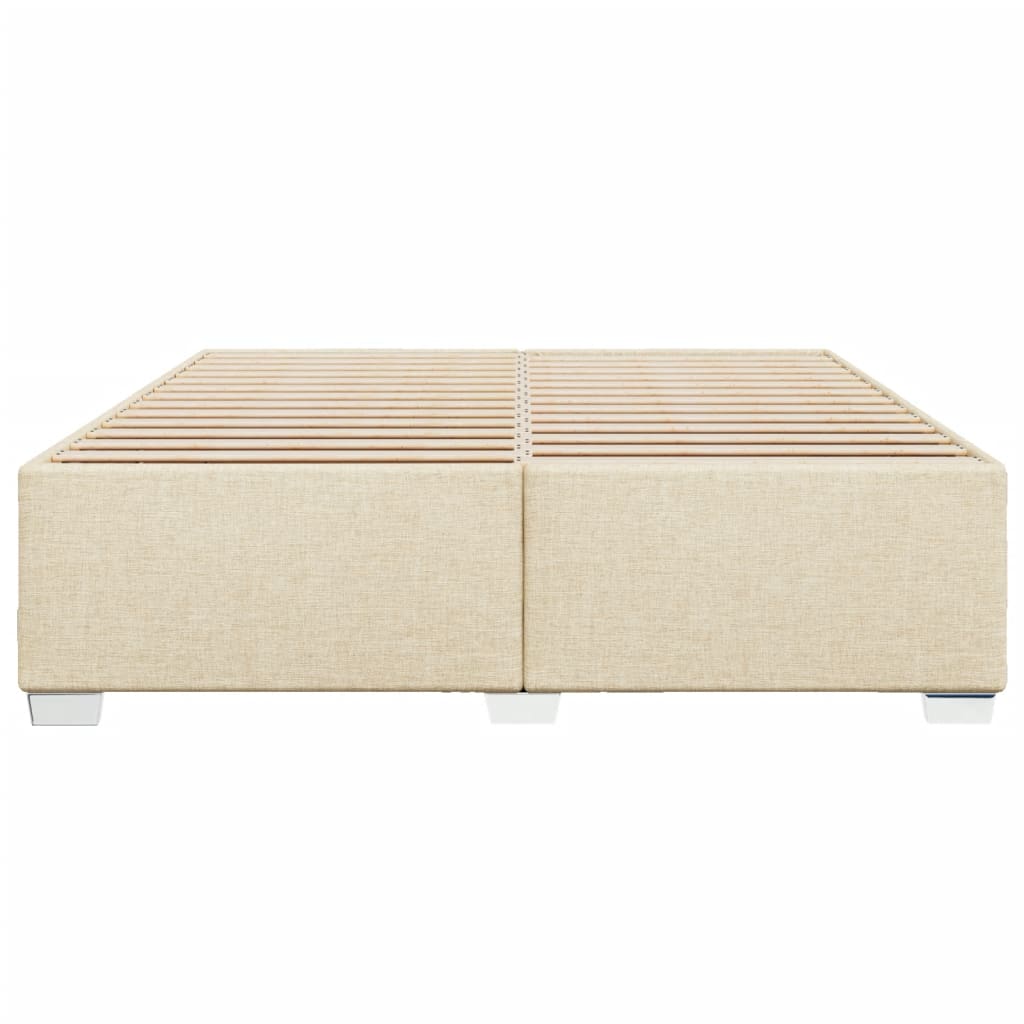 Bedframe stof crèmekleurig 180x200 cm