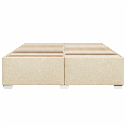 Bedframe stof crèmekleurig 180x200 cm