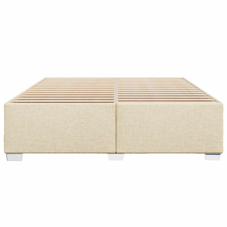 Bedframe stof crèmekleurig 180x200 cm