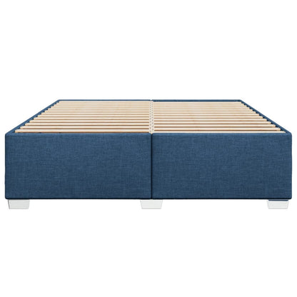 Bedframe stof blauw 180x200 cm