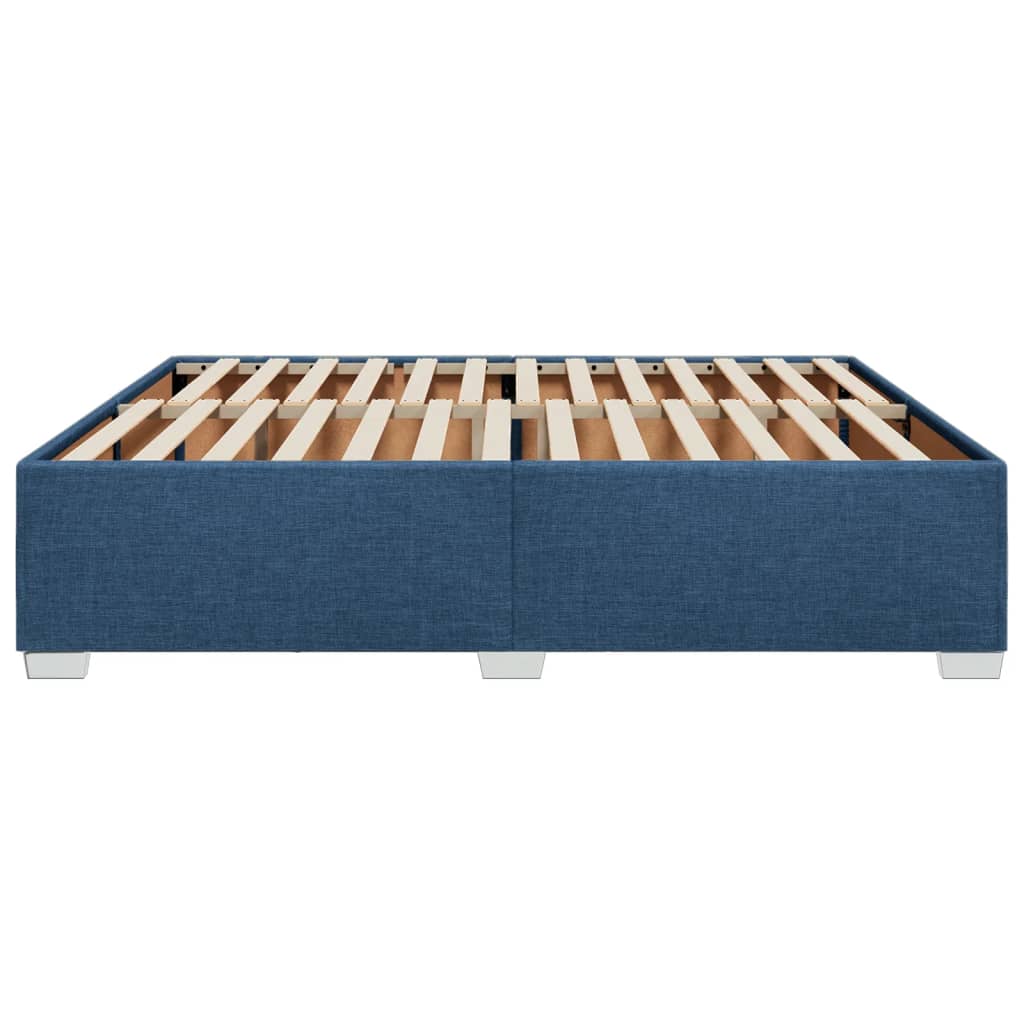 Bedframe stof blauw 180x200 cm