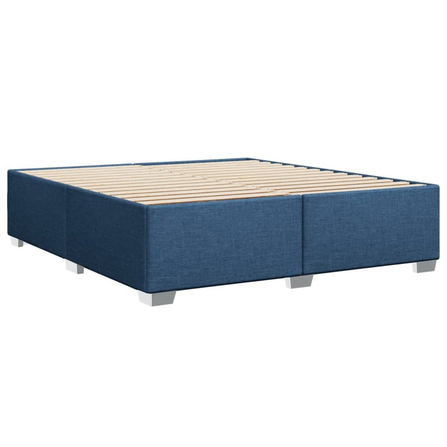 Bedframe stof blauw 180x200 cm
