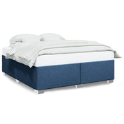 Bedframe stof blauw 180x200 cm