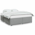 Bedframe lichtgrijs 200x200 cm