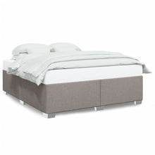 Bedframe stof taupe 200x200 cm
