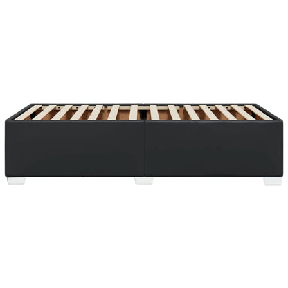 Bedframe kunstleer zwart 80x200 cm