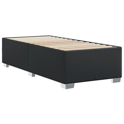 Bedframe kunstleer zwart 80x200 cm