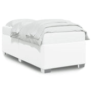 Bedframe kunstleer wit 80x200 cm