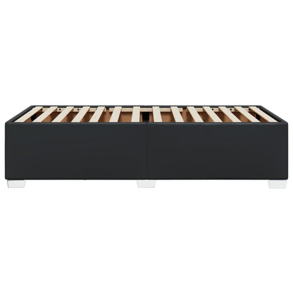 Bedframe kunstleer zwart 90x190 cm