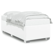 Bedframe kunstleer wit 90x190 cm