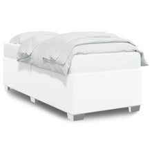Bedframe kunstleer wit 90x200 cm