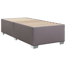 Bedframe kunstleer grijs 100x200 cm