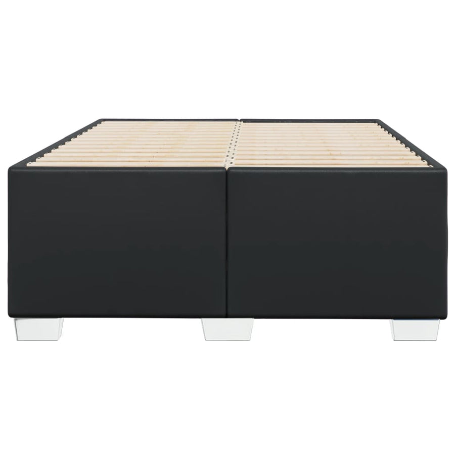 Bedframe kunstleer zwart 120x190 cm