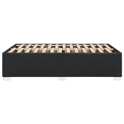 Bedframe kunstleer zwart 120x190 cm