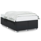 Bedframe 120x190 cm kunstleer zwart