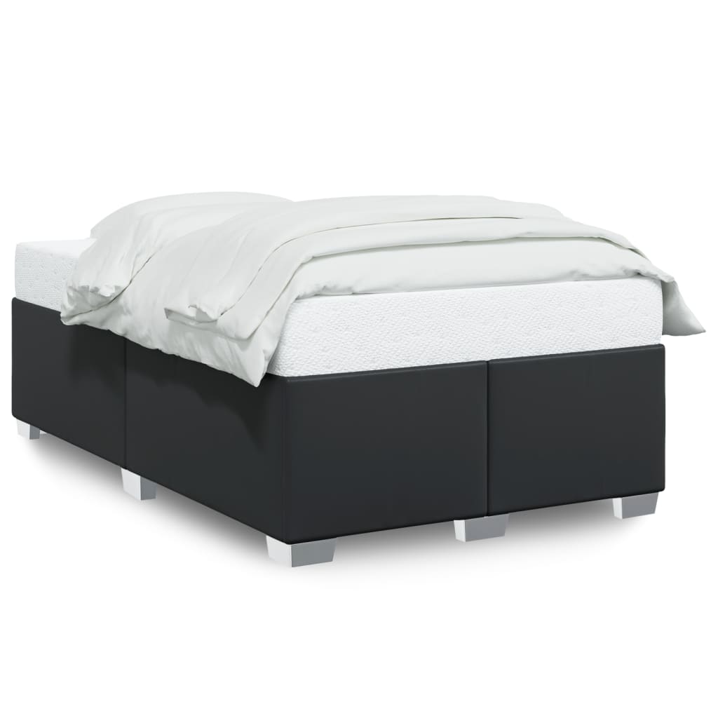 Bedframe kunstleer zwart 120x190 cm