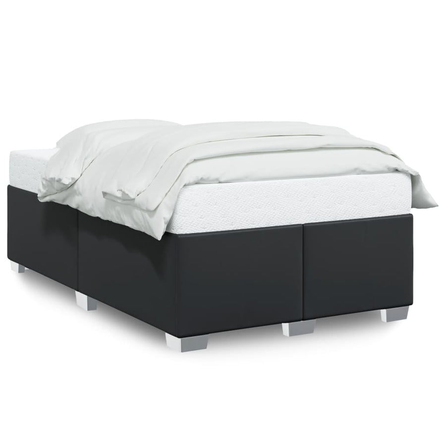 Bedframe kunstleer zwart 120x190 cm