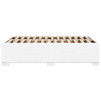 Bedframe kunstleer wit 120x190 cm