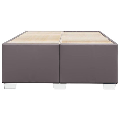Bedframe kunstleer grijs 120x190 cm
