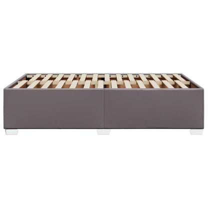 Bedframe kunstleer grijs 120x190 cm