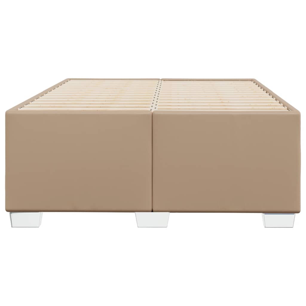 Bedframe kunstleer cappuccinokleurig 120x190 cm