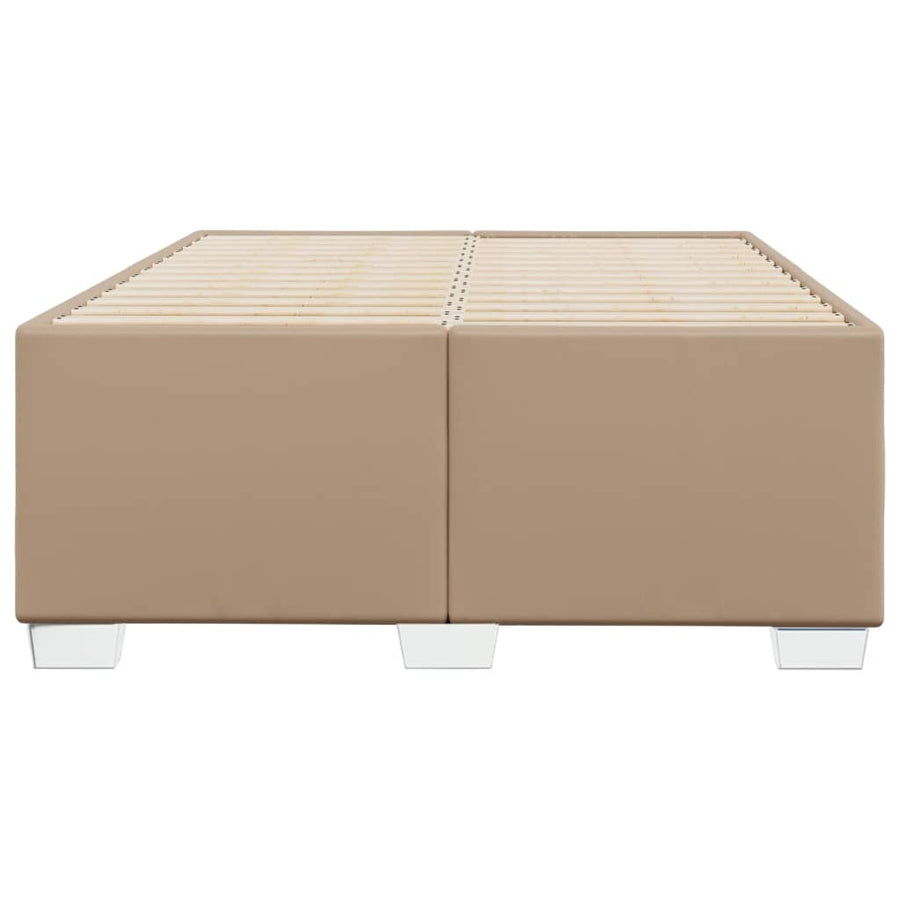 Bedframe kunstleer cappuccinokleurig 120x190 cm
