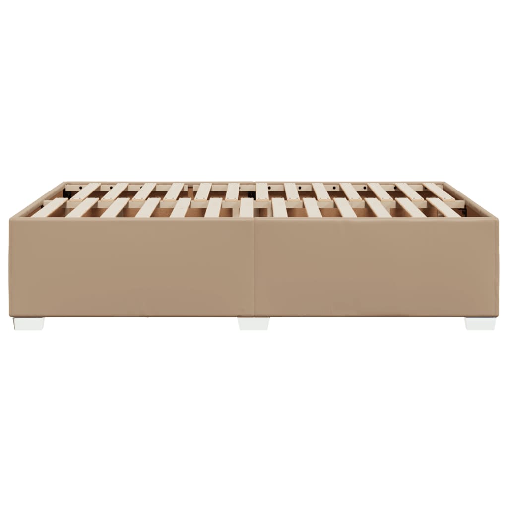Bedframe kunstleer cappuccinokleurig 120x190 cm
