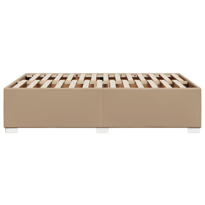 Bedframe kunstleer cappuccinokleurig 120x190 cm