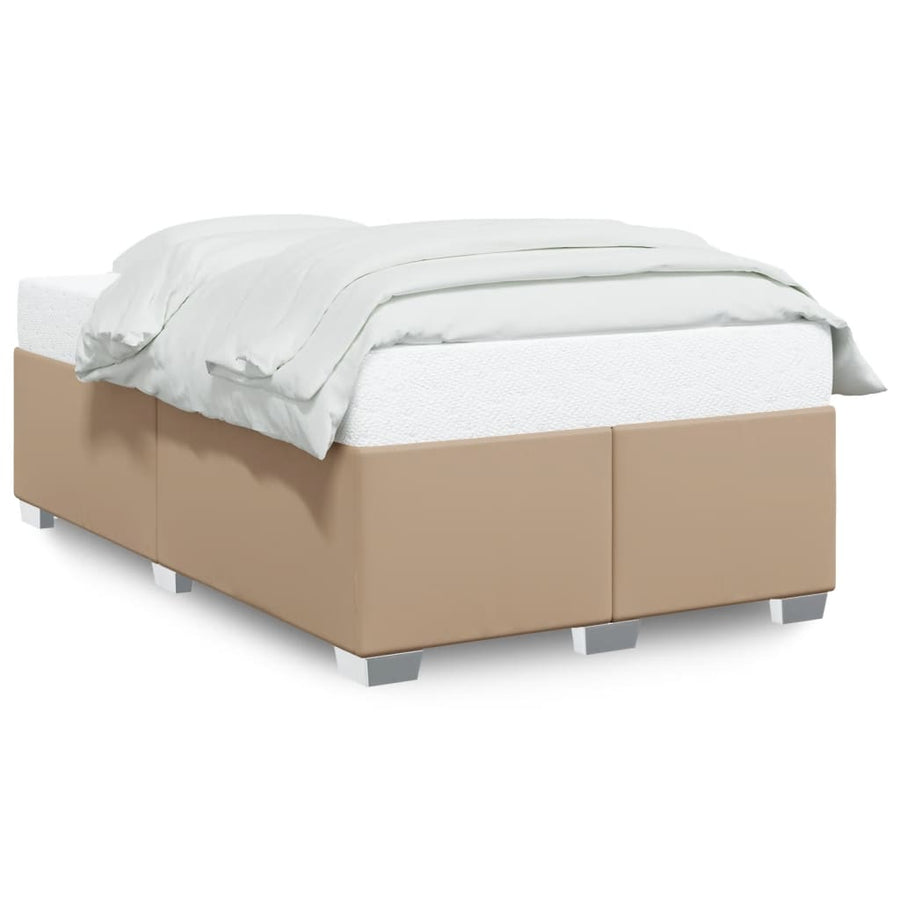 Bedframe kunstleer cappuccinokleurig 120x190 cm