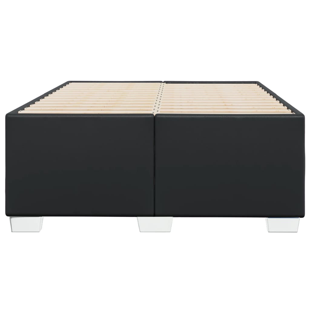 Bedframe kunstleer zwart 120x200 cm