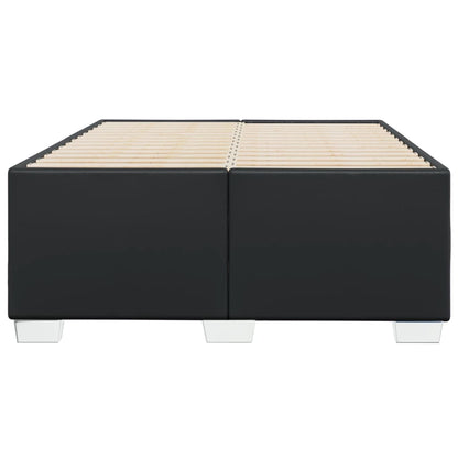Bedframe kunstleer zwart 120x200 cm