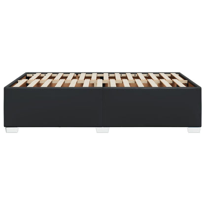 Bedframe kunstleer zwart 120x200 cm