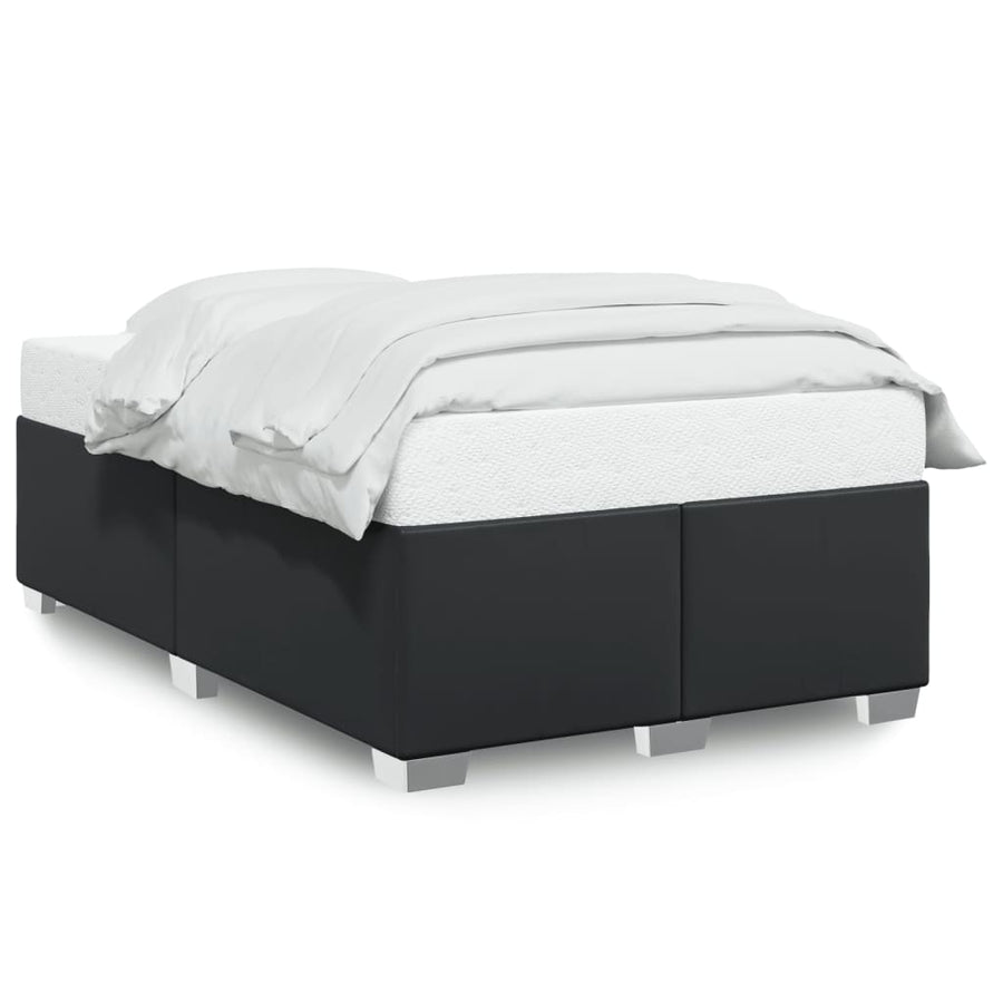 Bedframe kunstleer zwart 120x200 cm