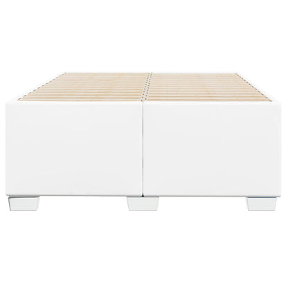 Bedframe kunstleer wit 120x200 cm
