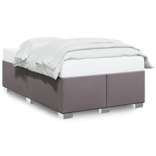 Bedframe kunstleer grijs 120x200 cm