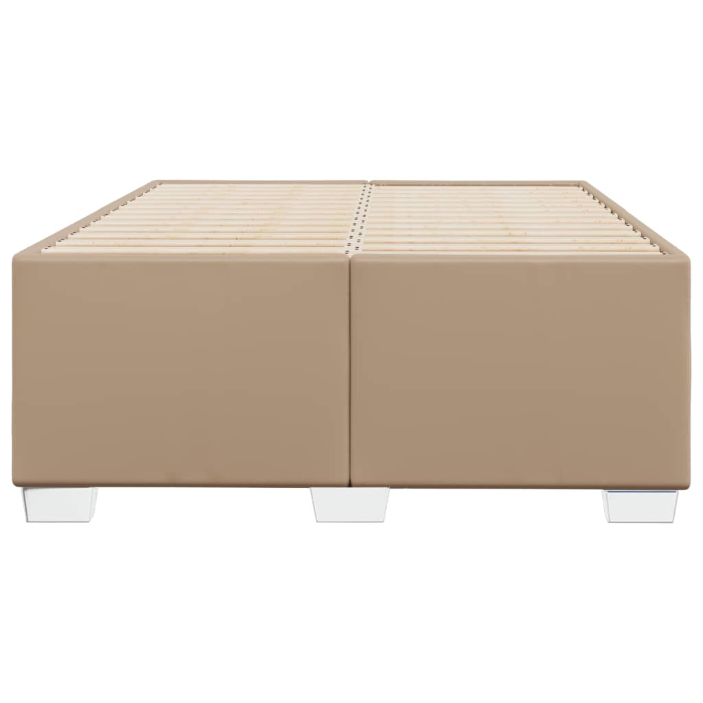 Bedframe kunstleer cappuccinokleurig 120x200 cm