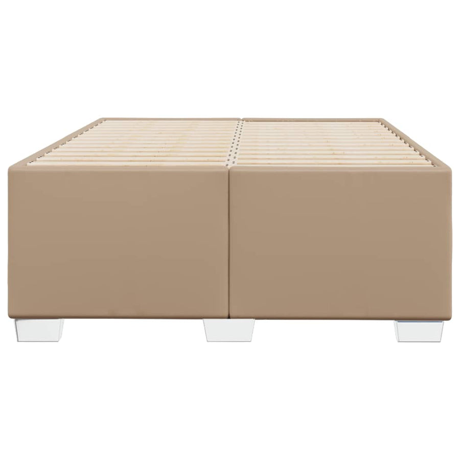 Bedframe kunstleer cappuccinokleurig 120x200 cm