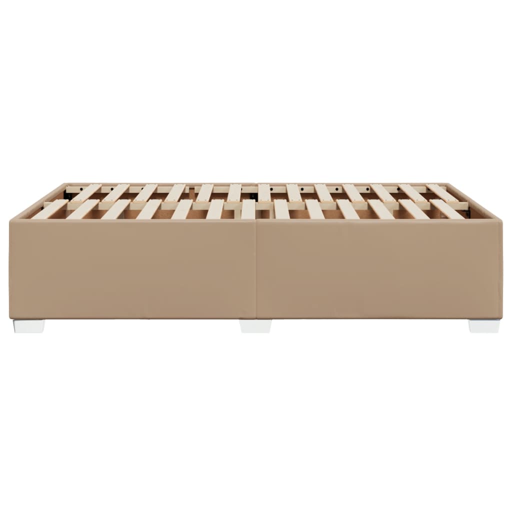 Bedframe kunstleer cappuccinokleurig 120x200 cm