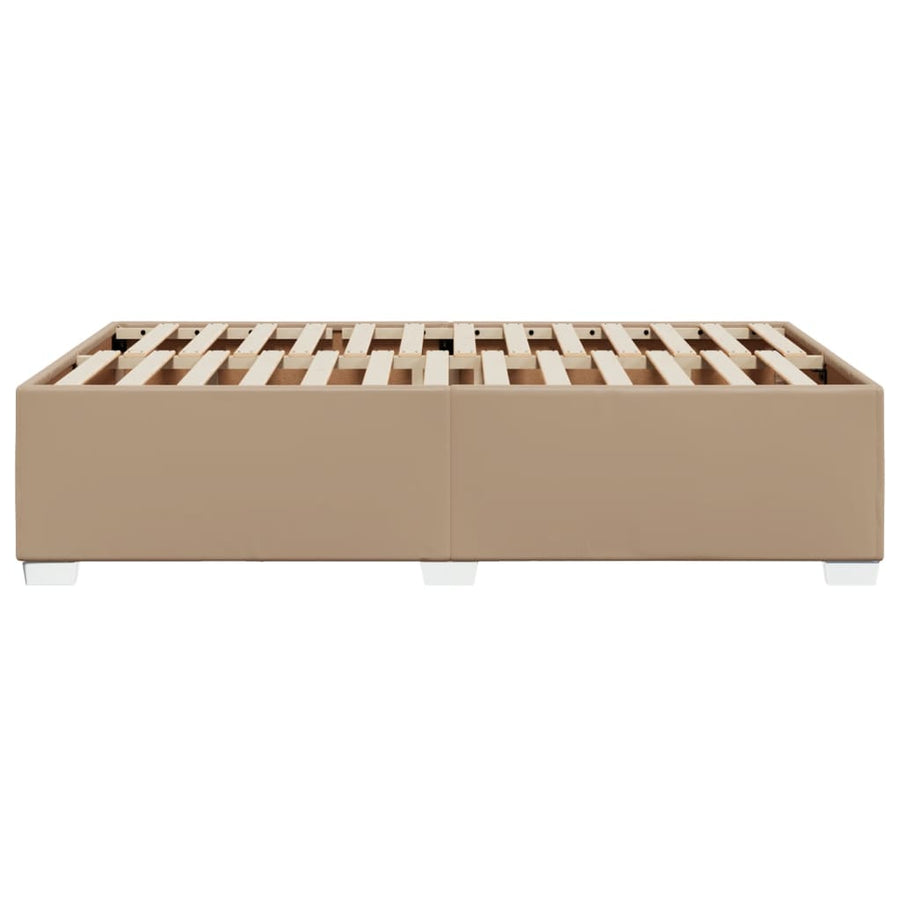 Bedframe kunstleer cappuccinokleurig 120x200 cm