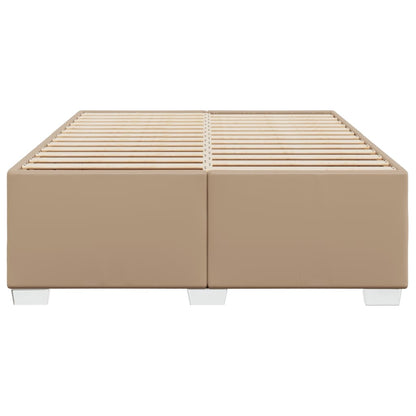 Bedframe kunstleer cappuccinokleurig 140x190 cm
