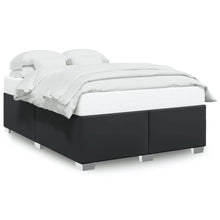 Bedframe kunstleer zwart 140x200 cm