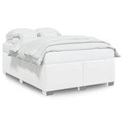 Faux Leather Bed Frame White 140x200 cm