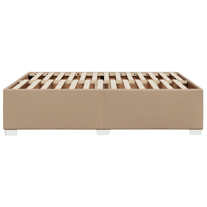 Bedframe kunstleer cappuccinokleurig 140x200 cm