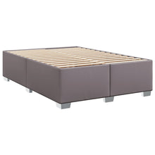 Bedframe kunstleer grijs 160x200 cm