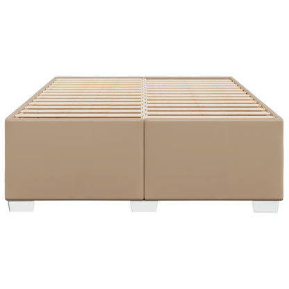 Bedframe kunstleer cappuccinokleurig 160x200 cm