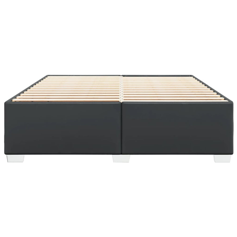 Bedframe kunstleer zwart 180x200 cm