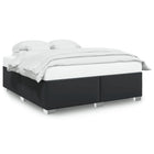 Bedframe kunstleer zwart 180x200 cm